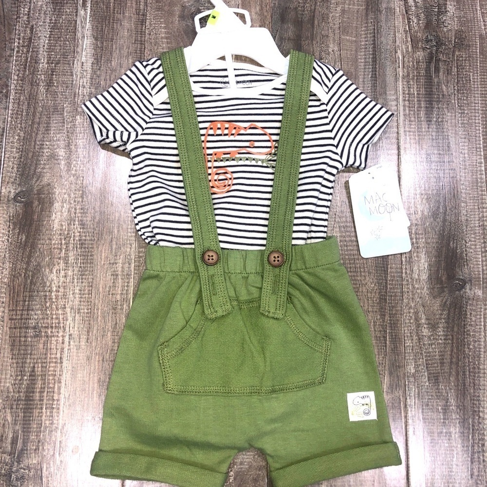 Mac and Moon boy set 6 months 100% cotton